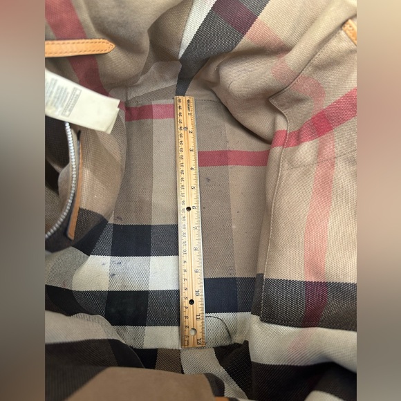 Burberry Maidstone Tote Tan Leather Shoulder Bag - Picture 11 of 16